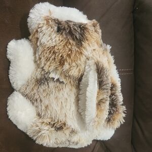 Plush Stuffed Animal Bunny - Brown and White